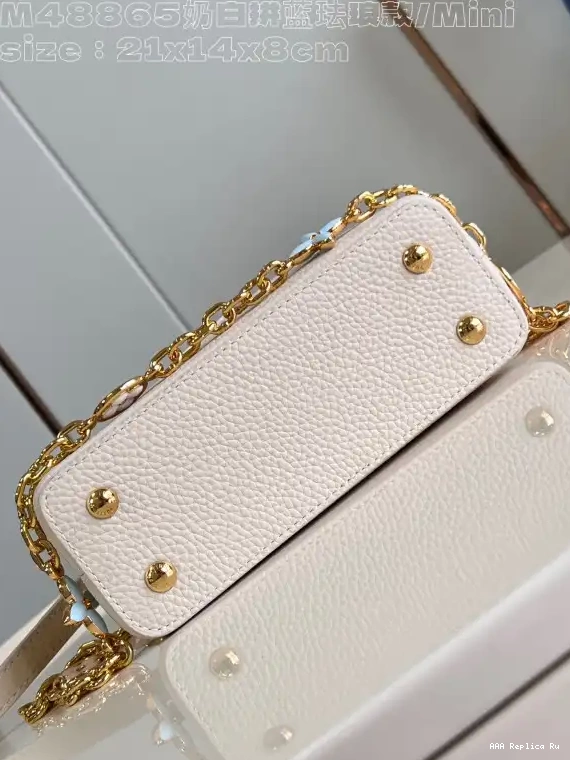 AAA Pruses Bags LOUIS VUITTON CAPUCINES MINI-21*14*8CM 0608